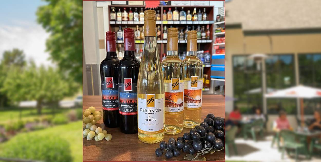 New wines from Gehringer Winery in our liquor store!