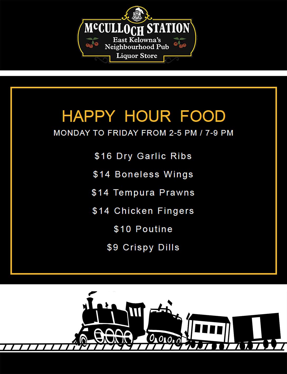 image of happy Hour menu